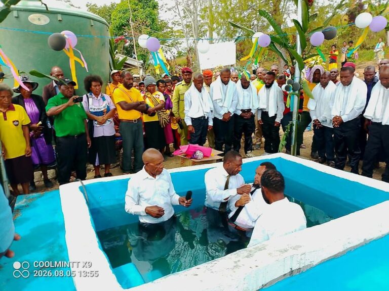 Nine prisoners baptized at Barawagi Correctional Institution