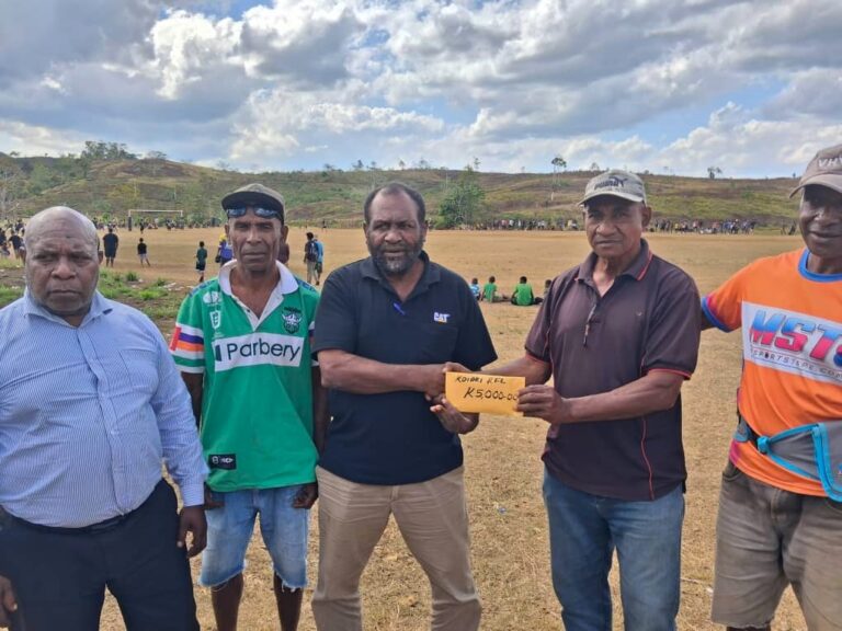 KSPA supports sports associations in Sogeri