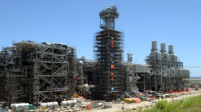 The Papua LNG project is designed to produce 5.6 million tonnes of LNG a year. (Alan PorrittAAP PHOTOS)