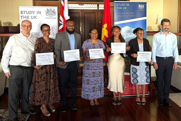 Top Papua New Guinean University graduates awarded Prestigious UK Chevening Scholarships