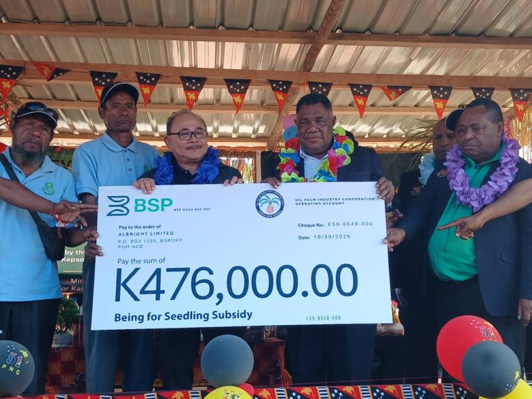 K476,000 Released for Omeome Smallholder Oil Palm Development