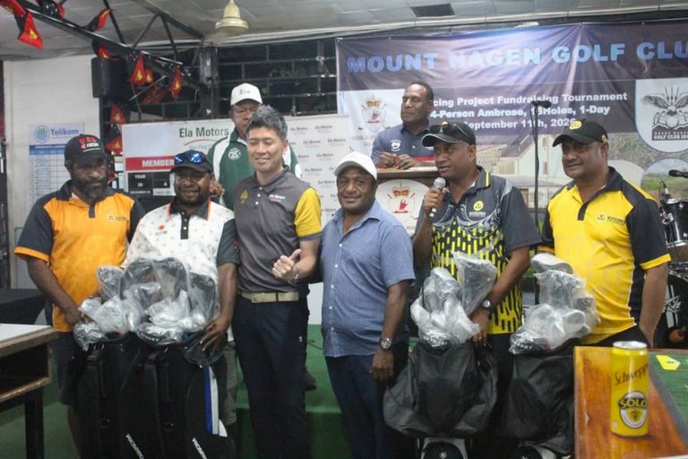 Mt Hagen Golf Club raises K1.3 million for security fencing