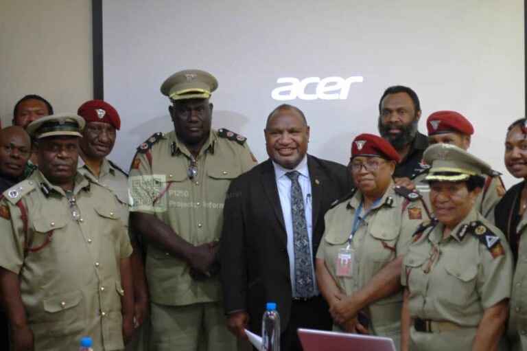 Prime Minister Marape Launches Department of Finance Electronic Payment System for PNG Correctional Services