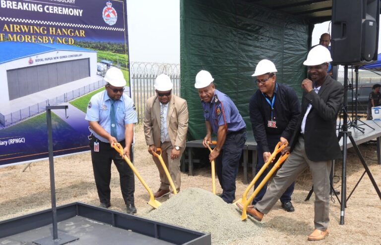 RPNGC Breaks Ground on First Dedicated Police Airwing Hangar at Jacksons Airport