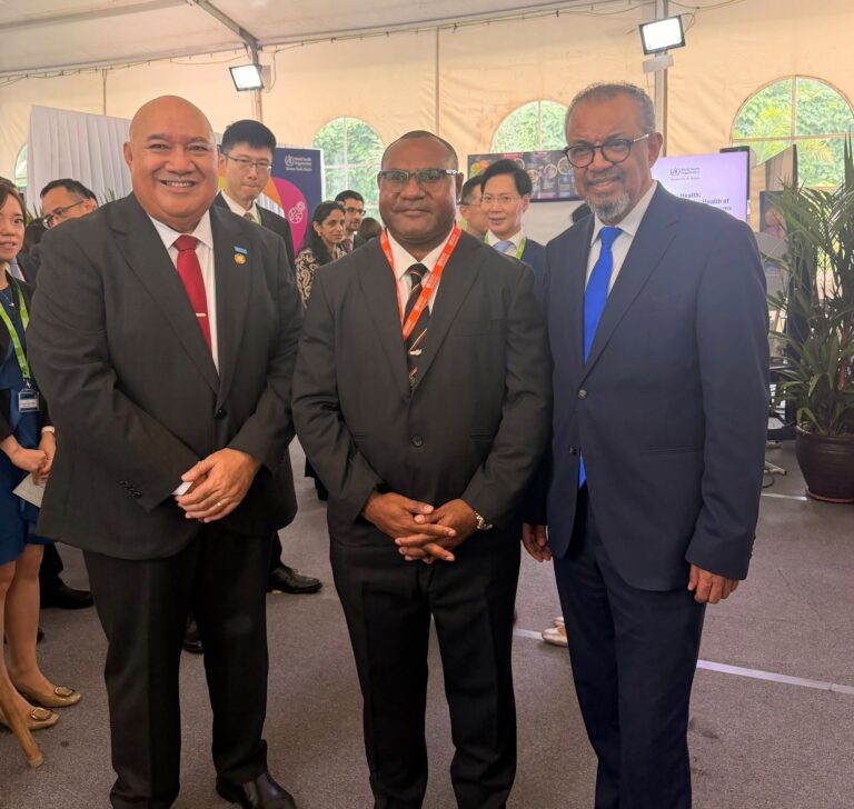 Health Minister Dr. Billy Joseph Delivers Historic First Statement at the 77th WHO Regional Committee in Manila