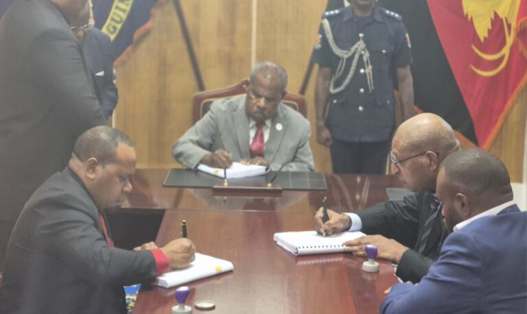 K77 million contract signed for Madang Coastal Highway upgrade