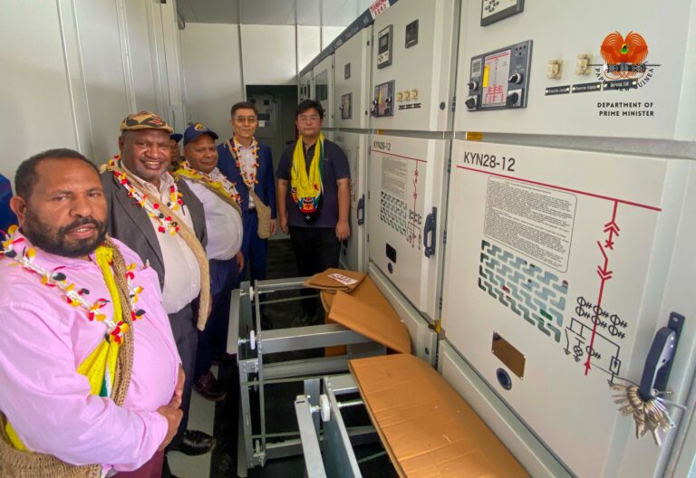 PM Marape Commends China-PNG Partnership as Integrated Solar and Storage Project Handed Over in Hela Province